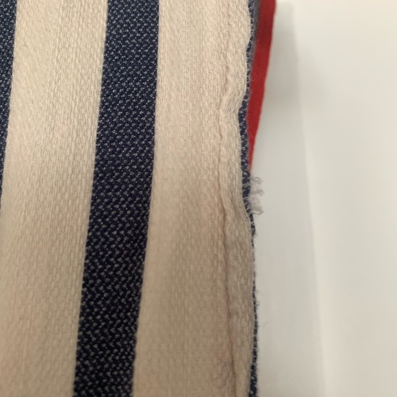 Zara Basic white and blue stripe dress, size large - Picture 4 of 4